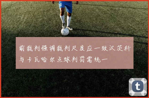 前裁判强调裁判尺度应一致汉茨科与卡瓦哈尔点球判罚需统一